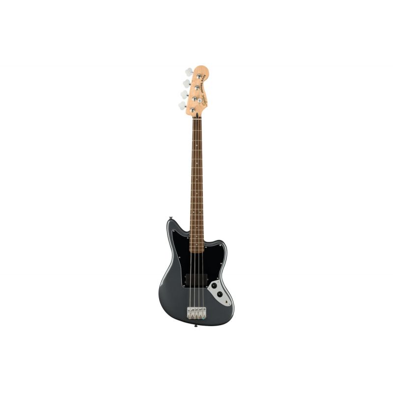 Бас-гитара SQUIER AFFINITY SERIES JAGUAR BASS LR CHARCOAL FROST METALLIC